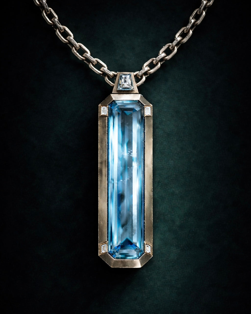 Aquamarine In Platinum